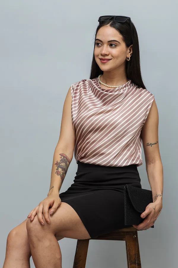 Cowl_Neck_Sleeveless_Satin_Top
