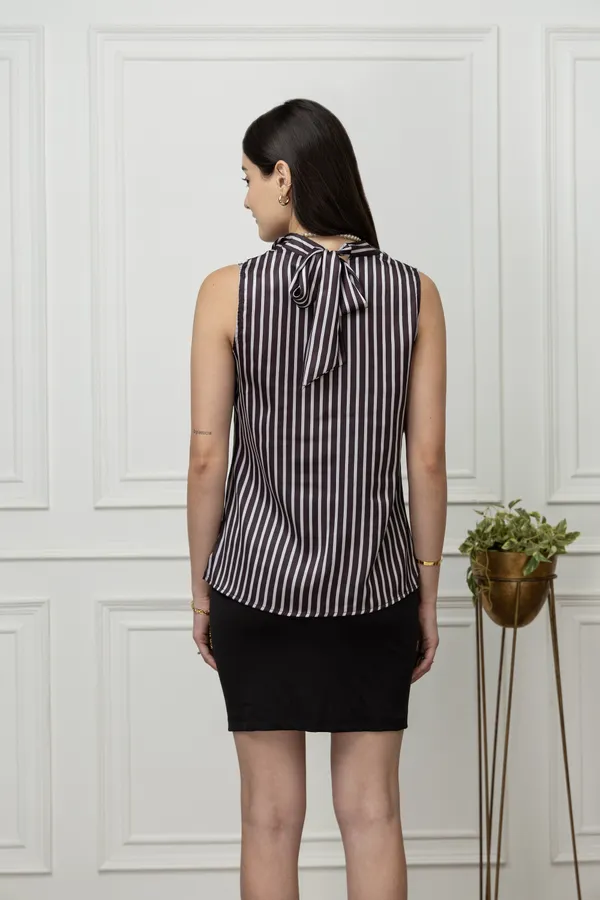 Striped_Satin_Cowl_Neck_Top
