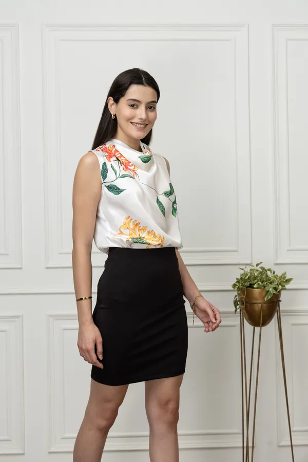 Floral_Satin_Cowl_Neck_Top