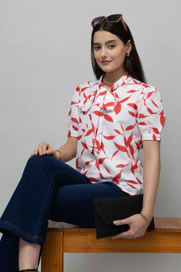 Short_Sleeves_Tie-Up_Neck_Top