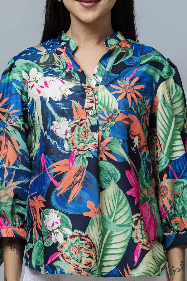 Tie-Up_Sleeves_Casual_Rayon_Top