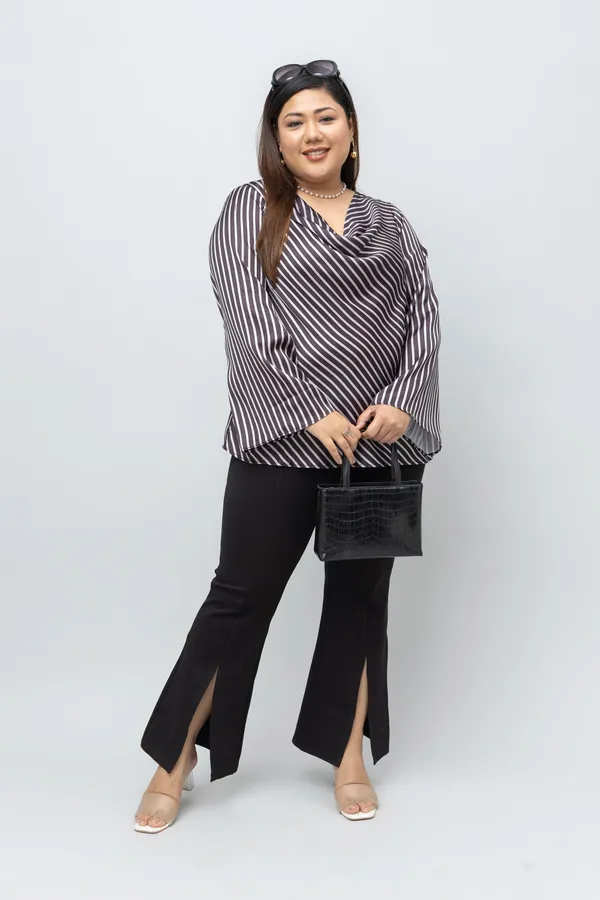 Women's_Plus_Size_Stripe_Satin_Top