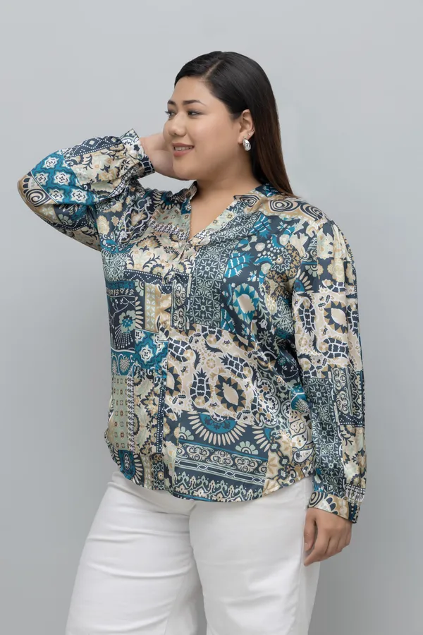 Women's_Plus_Size_Abstract_Print_Shirt