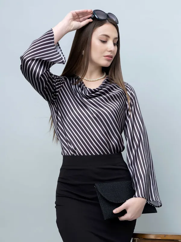 Luxe_Draped_Striped_Satin_Cowl_Neck_Top