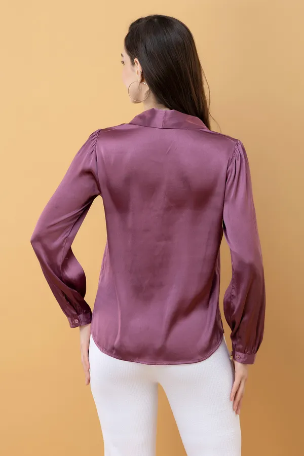 Cuffed_Sleeve_Satin_Top