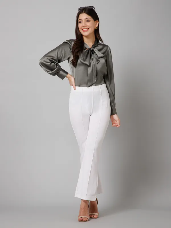 Tie_Neck_Satin_Top_For_Women