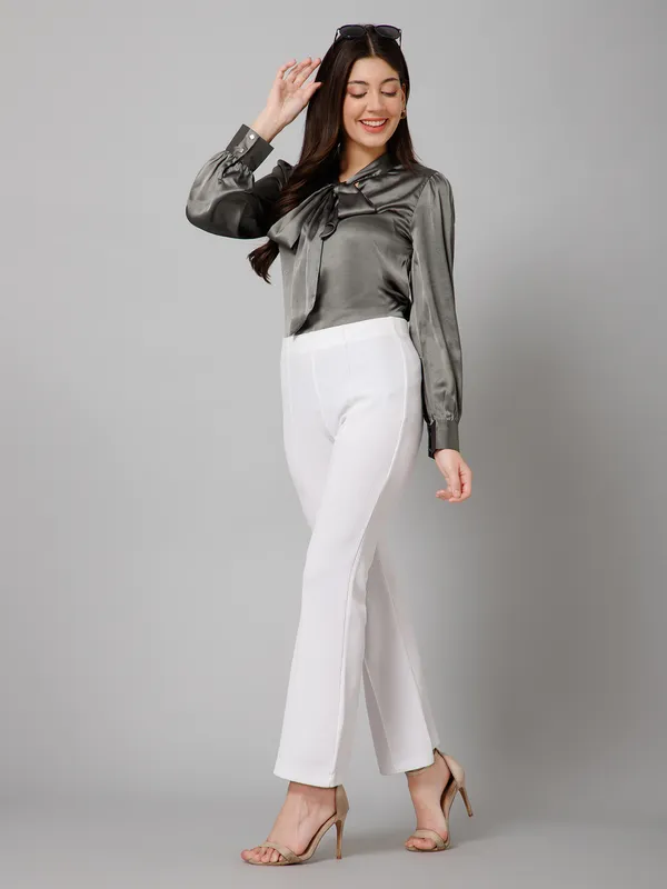 Tie_Neck_Satin_Top_For_Women