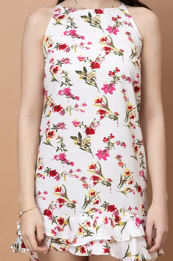 Floral_Printed_Cross_Back_Trapeze_Dress