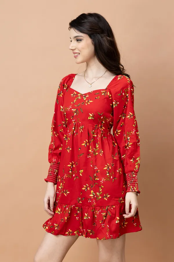 Floral_Printed_Fit_&_Flare_Dress