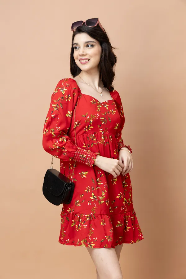 Floral_Printed_Fit_&_Flare_Dress