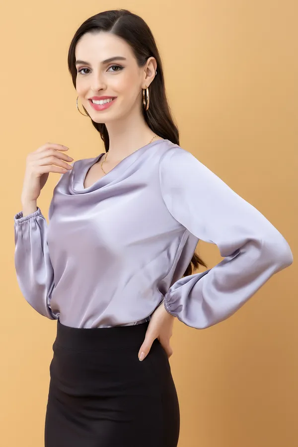 Cowl_Neck_Satin_Top