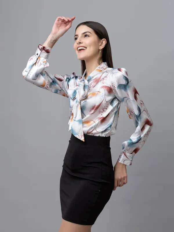 Printed_Tie-Up_Satin_Top