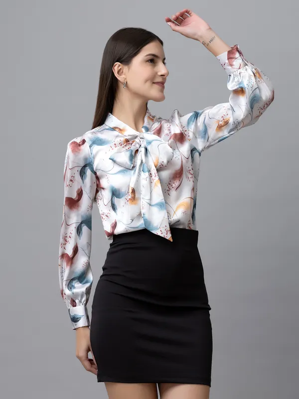 Printed_Tie-Up_Satin_Top