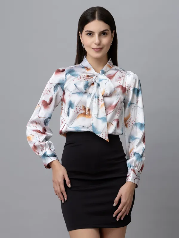 Printed_Tie-Up_Satin_Top
