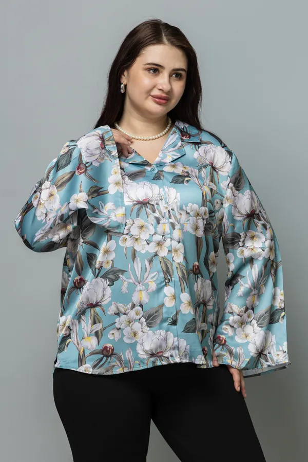 Slit_Sleeves_Satin_Shirt