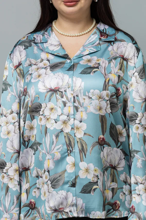 Slit_Sleeves_Satin_Shirt