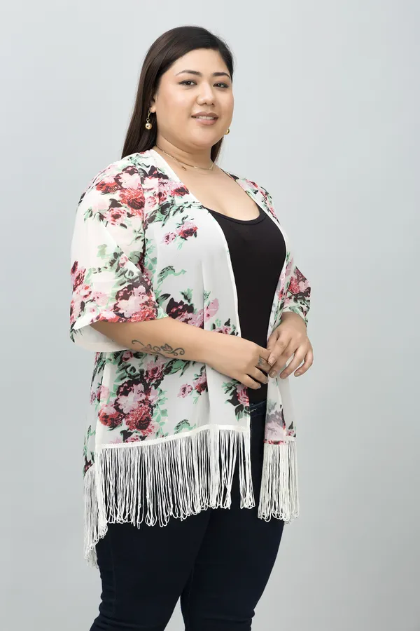 Women's_Plus_Size_Floral_Ivory_Fringe_Kimono