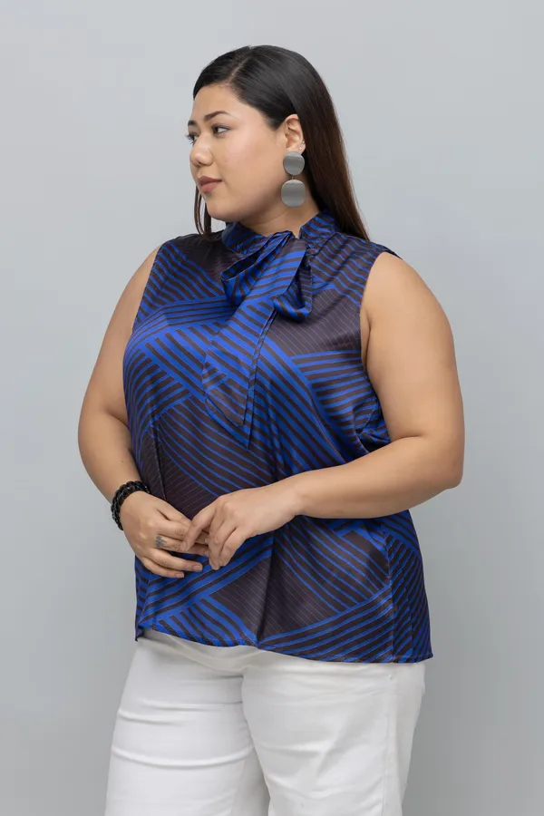 Women's_Plus_Size_Geometric_Print_Sleeveless_Satin_Top