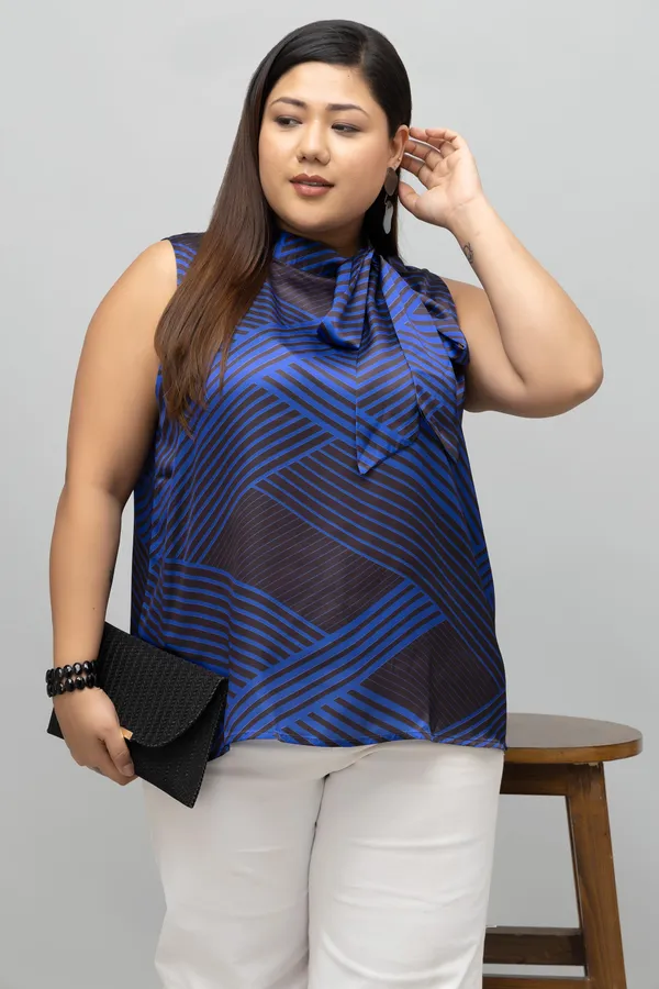 Women's_Plus_Size_Geometric_Print_Sleeveless_Satin_Top
