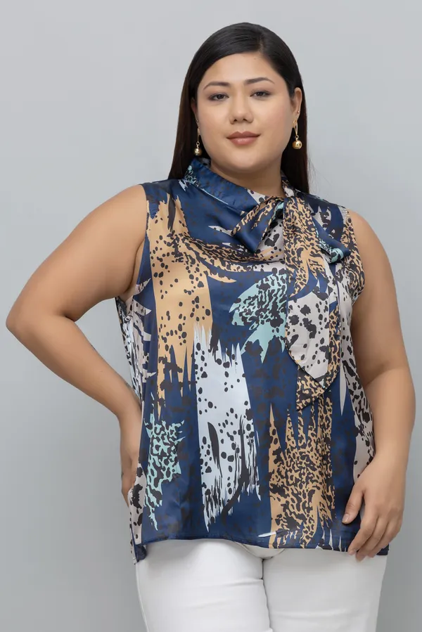 Women's_Plus_Size_Animal_Print_Sleeveless_Satin_Top