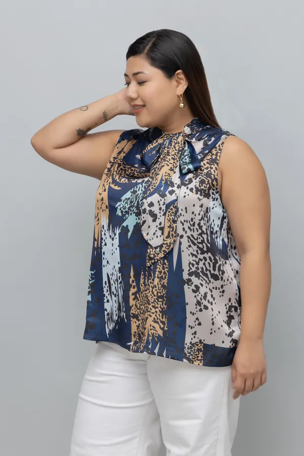Women's_Plus_Size_Animal_Print_Sleeveless_Satin_Top