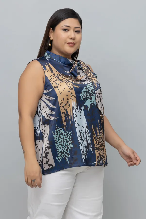 Women's_Plus_Size_Animal_Print_Sleeveless_Satin_Top