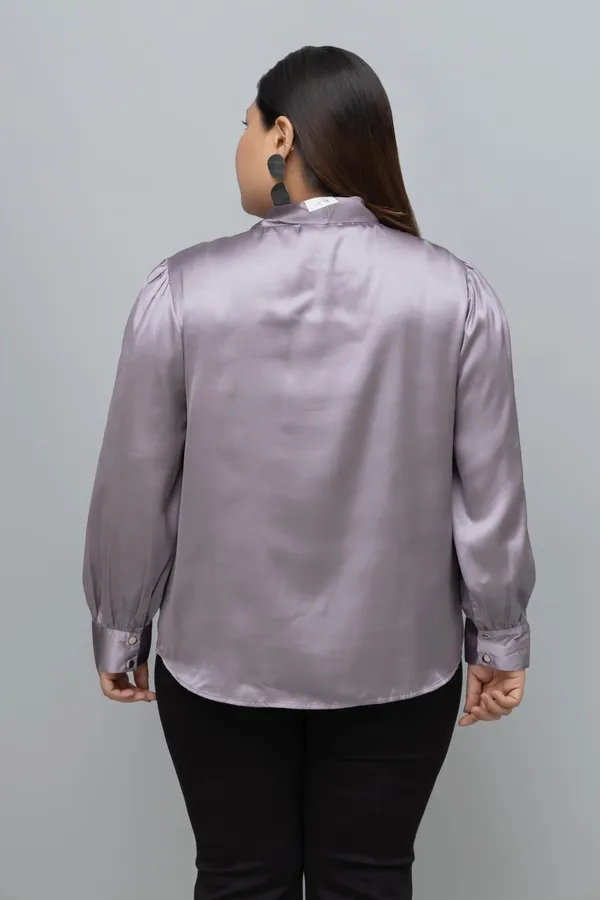 Women's_Plus_Size_Solid_Satin_Tie_Neck_Top