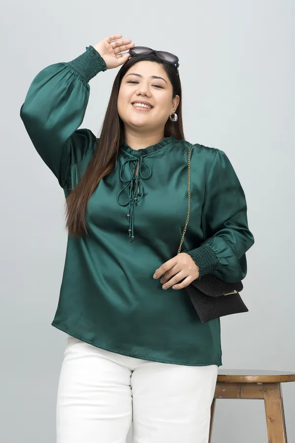Smocking_Satin_Top