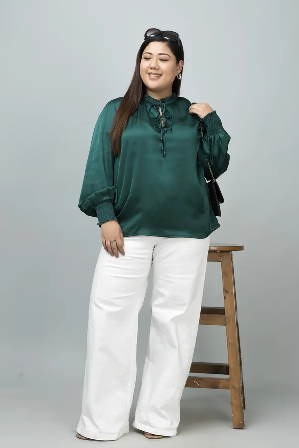 Smocking_Satin_Top