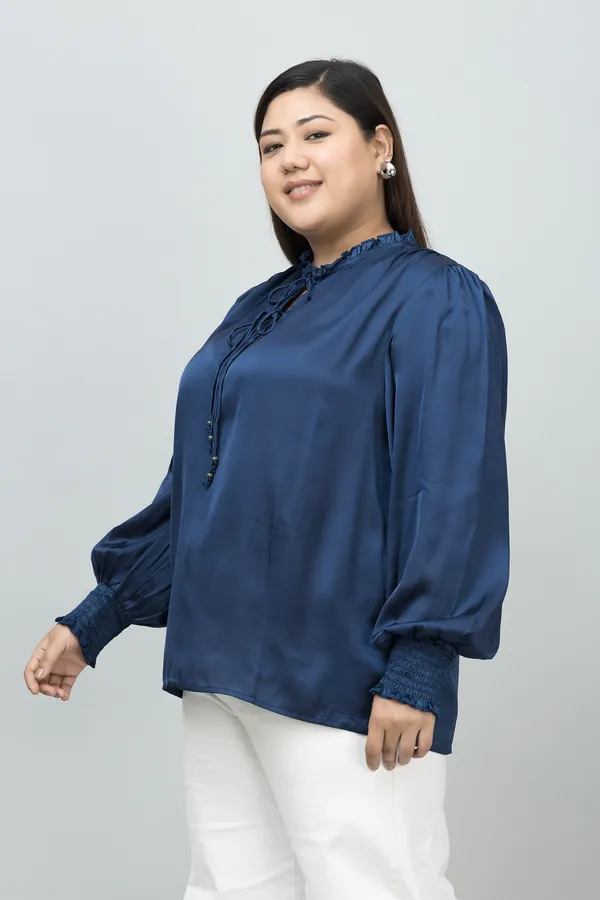 Smocking_Satin_Top