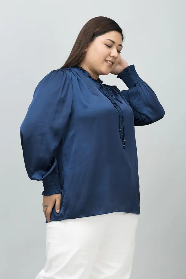 Smocking_Satin_Top