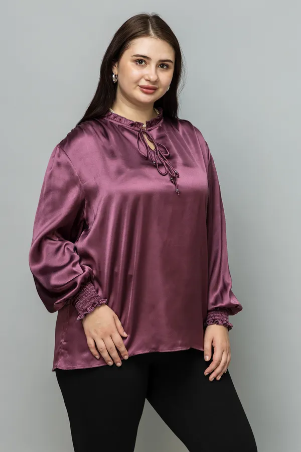 Smocking_Satin_Top