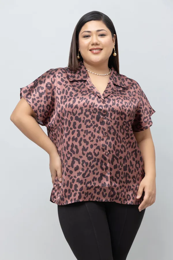 Women's_Plus_Size_Abstract_Print_Satin_Shirt