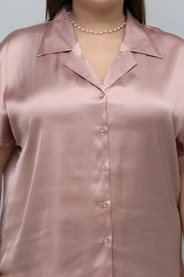 Women's_Plus_Size_Soild_Satin_Shirt
