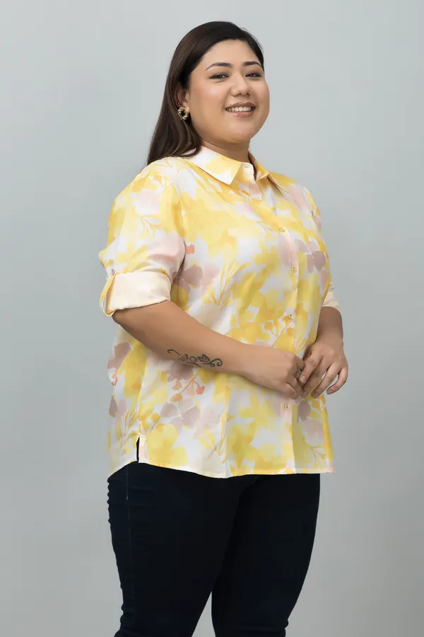 Women's_Plus_Size_Floral_Linen_Shirt_For_Women