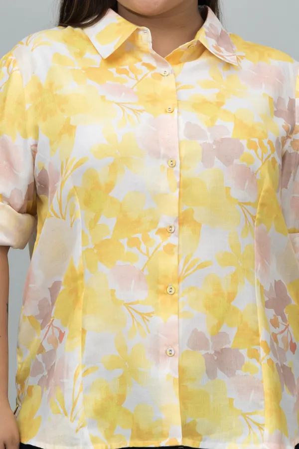 Women's_Plus_Size_Floral_Linen_Shirt_For_Women