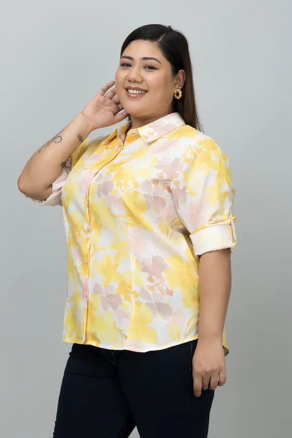 Women's_Plus_Size_Floral_Linen_Shirt_For_Women