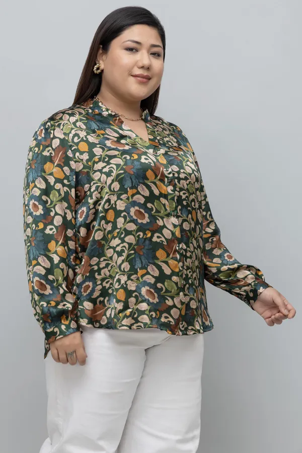 Women's_Plus_Size_Floral_Print_Shirt__For_Women