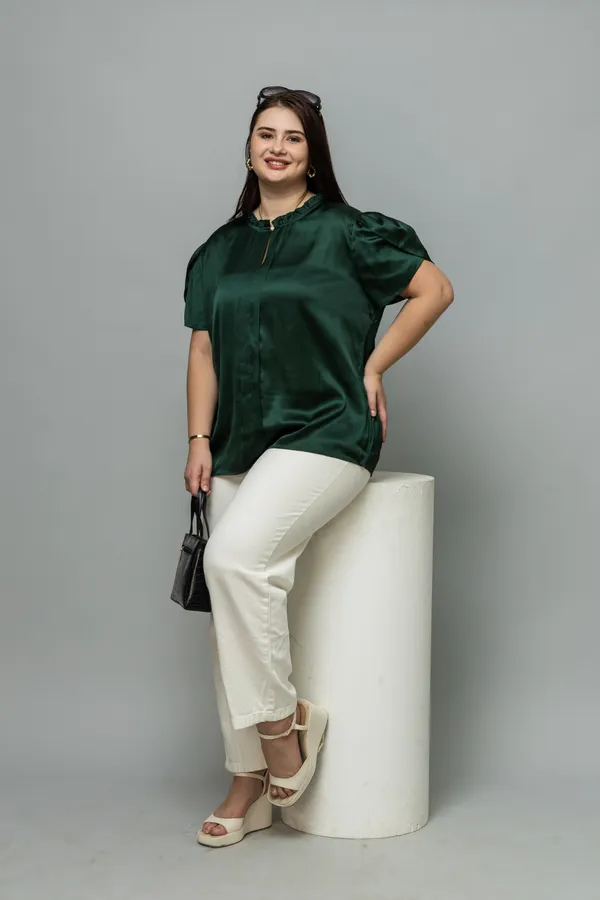 Tulip_Sleeves_Satin_Top