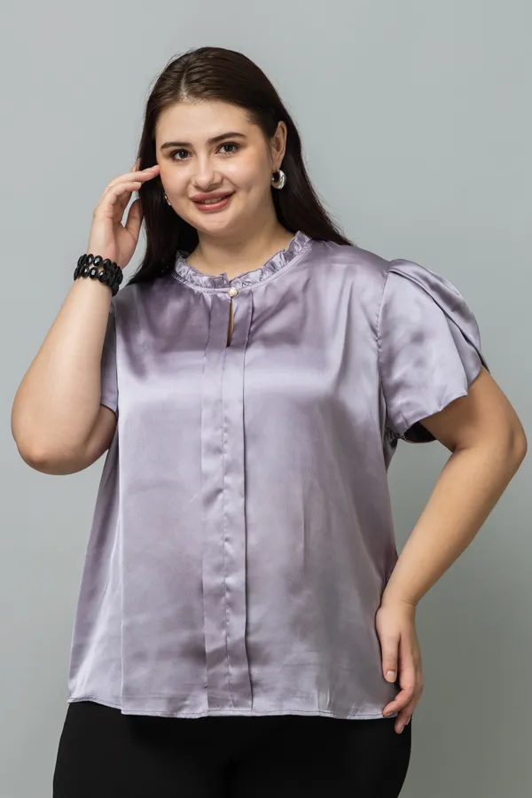 Tulip_Sleeves_Satin_Top