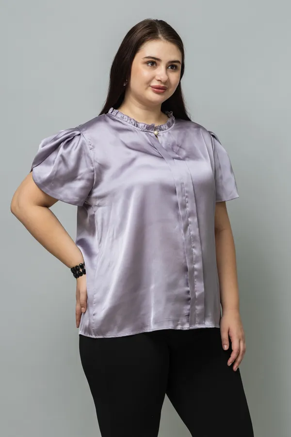 Tulip_Sleeves_Satin_Top