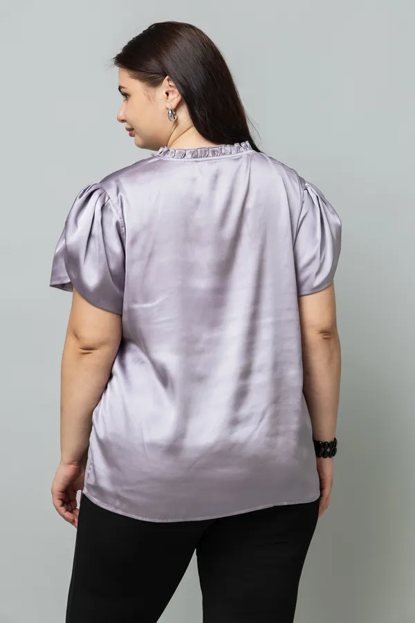 Tulip_Sleeves_Satin_Top