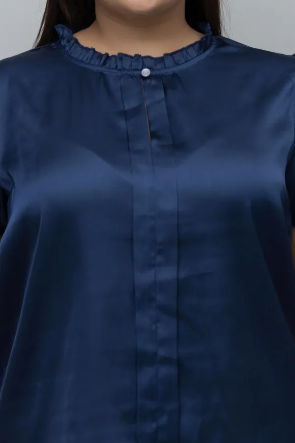 Women's_Plus_Size_Tulip_Sleeves_Satin_Top