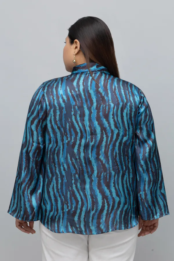 Women's_Plus_Size_Chevron_Print_Satin_Top