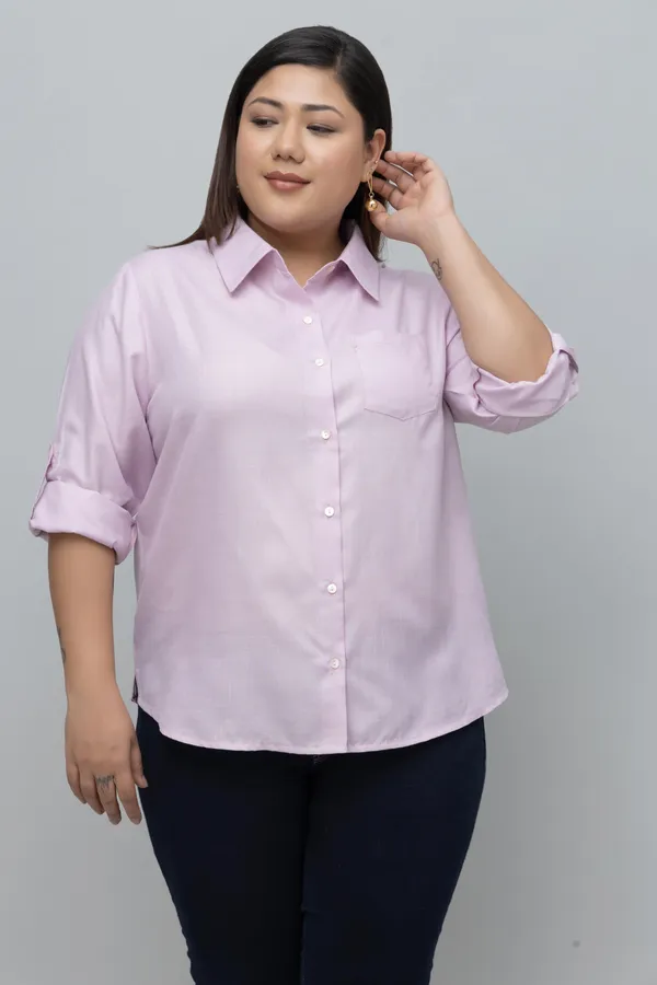 Women's_Plus_Size_Women_Formal_Linen_Shirt