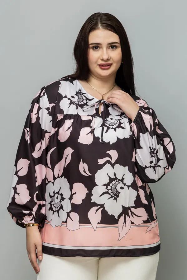 Tie-Up_Neck_Puff_Sleeves_Top
