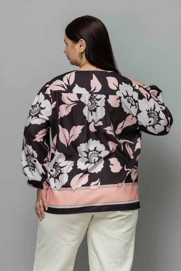 Tie-Up_Neck_Puff_Sleeves_Top