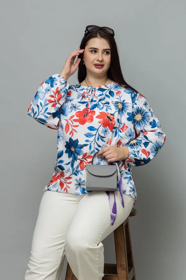 Tie-Up_Neck_Puff_Sleeves_Top