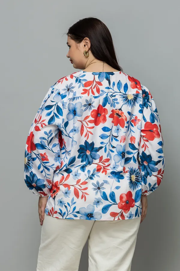 Tie-Up_Neck_Puff_Sleeves_Top