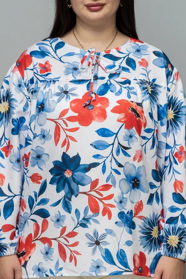 Tie-Up_Neck_Puff_Sleeves_Top